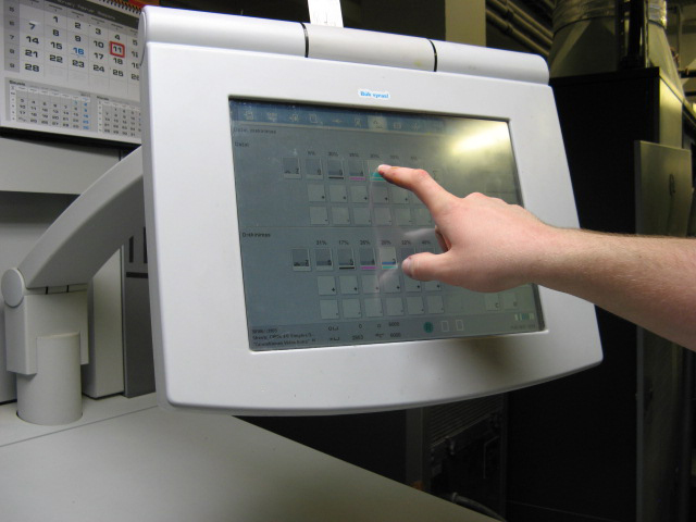 Moderne UV-Offset-Druck-Technologie